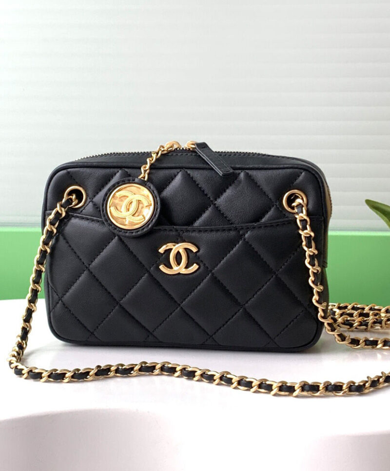 Chanel Mini Camera Case AS5190 Black